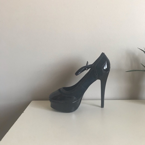 Platform Leather Heels - Picture 4 of 11